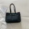 Bolso Tote Casual Retro de Gran Capacidad para Mujer, Estiloso, para el Trabajo, Verano 2026, Bolso de Mano Individual de Hombro para Mujer