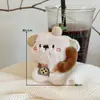 Pingente de Celular Criativo de Pelúcia Desenho Animado Pingente Urso Fofo Cachorro Ovelha Panda Boneca Acessório para Mochila de Estudante