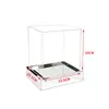 Adornos de Caja de Regalo Acrílica para Regalar, Propuesta, Caja de Rosa Flor Eterna, Caja de Exhibición Transparente, Tapa de Espejo para Polvo, Personalizable
