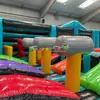 Castelo Inflável, Cama Elástica Grande para Exterior, Escorregador de Escalada, Cama Elástica, Parque de Diversões Infantil, Colchão de Ar, Castelo Travesso