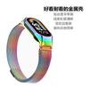 Adecuado para Correa Xiaomi Mi Band 8, Pulsera de Bucle Magnético Milanesa, Caja de Metal, Correa Xiaomi Mi Band 7