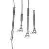 Acero Inoxidable Cable de Acero U Junta de Ajuste Cabeza de Bloqueo Tensor de Cable Conector Conector Bloqueador Extractor de Cable
