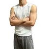 Chal de Malla Estilo Americano de Secado Rápido para Hombre Ropa de Verano Top Deportivo para Fitness Camiseta sin Mangas Sudadera para Hombre