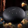 [Marca Hua Shu Tambor Etéreo Clase D] Tambor Etéreo de Acero de Lengua de Acero de 10 Pulgadas y 11 Tonos Lotus