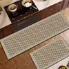 Alfombrilla de suelo de tierra de diatomeas estilo nórdico, Alfombrilla específica para cocina, Absorbente de agua, Absorbente de aceite, Alfombrilla de secado rápido, Juego de dos piezas, Alfombrilla antideslizante