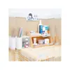 Espelho de Penteadeira para Jardim de Infância Arranjo Criativo Decoração Estação de Autoatendimento Tecelagem Manual Decoração de Espelho de Rattan Prateleira de Armazenamento
