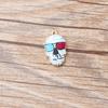 Pulsera colgante de aleación con estampado de gotas de aceite de joyería coreana, accesorios para el cabello con una variedad de calaveras