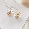 Aretes de Flores de Hada Super Dulces y Lindos Estilo Mori Temperamento Combinan con Todo Aretes Clip para Oreja de Plato de Incienso para Mosquitos