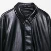 Exportación Transfronteriza Ropa de Mujer Otoño e Invierno 2025 Nuevo Estilo Europeo y Americano Moda Chaqueta Bomber de Cuero Sintético 4391/773