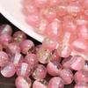 Chica Fantasía Flujo Estrellado Fijación Cuenta Redonda Cuenta con Agujero Pasante diy Pulsera de Cuentas Hecha a Mano Materiales para Collares Accesorios