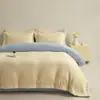 Juego de Ropa de Cama de Terciopelo de Leche de Lujo Ligero 2026 Nuevo Terciopelo Coral Espesado Hojuela Acolchada Funda de Edredón Ropa de Cama