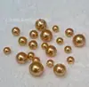 Pendientes de Perla de Imitación Swarovski Perforados por la Mitad Perlas Blancas Australianas de Alta Calidad Perlas de Oro 650 3-8mm 10mm 14mm Perlas de Concha Cuentas Redondas