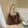 Bolsa tote retrô para o dia a dia Shuai Mi Jia para mulheres, grande capacidade, novo modelo 2026, bolsa de ombro e transversal de nicho, bolsa de mão leve