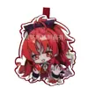 Llave de fieltro no tejido Madoka Mágica Colgante de Llavero Merchandising de Anime Hecho por Fans Kaname Madoka Tomoe Mami Adorno Colgante