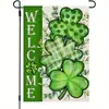 Bandera de Jardín Transfronteriza 2026 St. Bandera Decorativa de Jardín del Día de San Patricio Temu Bandera Decorativa para Exteriores Más Vendida