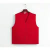 Calça com Bolsos de Várias Abas Equipe de Voluntários do Partido Comunista Vestido Vermelho 100% Algodão Colete de Trabalho com Logo Personalizado