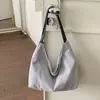 Bolso Tote Estampado de Leopardo Vintage, Bolso de Hombro Casual de Gran Capacidad, Bolso de Hombro Rayado Color-Block, Bolso Femenino Relajado y Casual