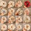 Scrunchie Grande Estilo Relaxado para Mulheres, Elástico de Cabelo Oversized Estilo Coreano, Acessório para Coque, Ornamento de Cabelo, Elástico Grande de Scrunchie