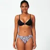Europa e Estados Unidos transfronteiriços novo maiô sem mangas cintura baixa sexy feminino fonte termal praia dividido maiô fabricantes fornecimento