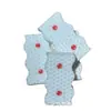 Banheiro Ming Zhe Xi com fragrância de jasmim de poliéster, ondulado, transparente, toalha 11,8x6,1x1,8cm1 caixa