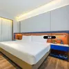 Meihao 3.0 Mobiliário de Hotel Quarto Padrão Conjunto Completo Feito Sob Medida Conjunto Completo de Quarto Padrão para Hotéis e Pousadas, Incluindo Cabeceiras de Cama e Estrados de Cama para Apartamentos