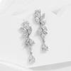 Pendientes de Zirconia AAA Más Vendidos Transfronterizos, Pendientes de Nicho de Alta Gama con un Sentido de Sofisticación, Diseño de Lujo Ligero, Pendientes Elegantes para Mujer