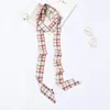 Corea del Sur bufanda fina larga estrecha bufanda de mujer bufanda pequeña cinturón de cinta lazo cinta de gasa bufanda decorativa moda