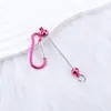 Mosquetón de Calabaza con Cuentas DIY Transfronterizo Colgante Metálico Llave Hebilla Pequeña Hebilla de Bloqueo en Forma de D Accesorios para Mochila Listos para Entrega