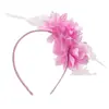 Diadema de Flores de Plumas de Carnaval Transfronterizo Fiesta Fiesta de Desempeño Accesorios para el Cabello de Plumas Diadema Accesorios Retro para el Cabello de Novia