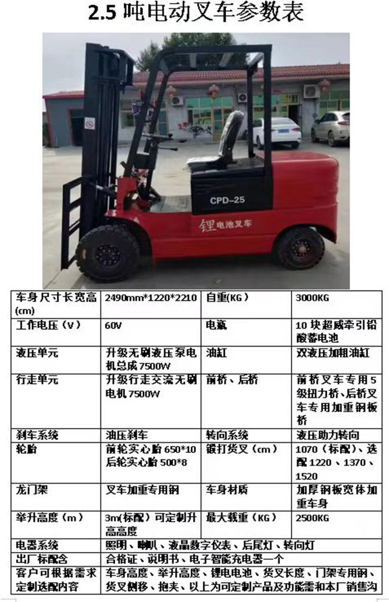 电动叉车图片