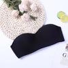 Ropa interior sexy sencilla para niñas de estilo japonés y coreano, ropa interior invisible 3D, brasier push-up sin tirantes y sin aros
