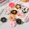 Case de Celular Emulação de Donut com Creme Material DIY Acessórios de Beleza para Celular Acessórios de Cabeça para Crianças Acessórios de Cabelo