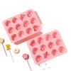 Molde de bolo de tigela de silicone em formato de flor para bolo caseiro, molde de gelatina de silicone de grau alimentício, molde de gelatina branco para atacado