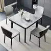 Mesa de Comedor Pandora Pizarra Brillante Cuadrada Plegable Mesa de Comedor para el Hogar Cuadrada y Redonda Mesa y Silla de Doble Propósito Mesa de Cartas