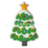 Diapositivas para zapatos de decoración navideña, árbol de Navidad, Papá Noel, muñeco de nieve, caucho blando de PVC, nuevos accesorios navideños