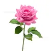 Ramo artificial realista de rosa de múltiples capas de un solo tallo para arreglo en jarrón, decoración del hogar, decoración de sala de estar, adorno de mesa de comedor, flor artificial