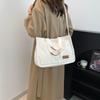 Bolsa de pana para estudiante, viajero, de gran capacidad, nuevo estilo 2024, para mujer, tote bag combinable, bolsa de hombro, bandolera