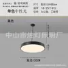 Lámpara Colgante Circular Hueca LED para Oficina, Iluminación Artística Circular para Gimnasio y Supermercado, Luz Decorativa Minimalista Moderna para Tienda