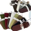 Meias Acolchoadas Caneladas de Cor Sólida para Mulheres, Meias de Cano Médio Multicores, Amigáveis à Pele, Respiráveis, Estilo Retro, Simples, Básico, Meias Versáteis