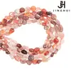 Jinghui DIY accesorios hechos a mano con cuentas ágata natural no roja aleatorio 6-12 mm irregulares joyería semiacabada cristal