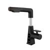 Grifo de Lavabo con Pantalla Digital, Altura Ajustable y Salida de Agua de Doble Modo para Tocador de Baño, Grifo de Lujo Ligero