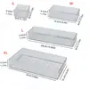 Set de Cajas de Almacenamiento con Particiones Acrílicas Transfronterizas Organizador de Escritorio para Cosméticos Caja de Almacenamiento Estante de Almacenamiento Caja de Almacenamiento con Cajón