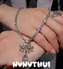Pendientes de corona de joya gota de rocío nota musical combinación de collar de circonita gota de agua lluvia