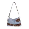 Bolso tote de cinturón de gamuza para mujer transfronterizo 2025, nuevo bolso cruzado de gran capacidad, bolso de hombro versátil retro a la moda