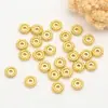 Espaciador Redondo de Engranaje de Oro de 18K Espaciador Plano de Flor de Girasol Material DIY Hecho a Mano Espaciador de Rueda Accesorio