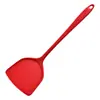 Espátula de Silicona, Espátula para Sartén Antiadherente, Juego de Espátulas de Silicona Resistentes a Altas Temperaturas, Espátula de Cocina para el Hogar, Cuchara para Freír, Cuchara para Sopa, Utensilios de Cocina