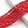 Novas contas quadradas chatas de 6MM acessórios para joias DIY acessórios para pulseira, colar, brincos de vidro colorido de jade de porcelana