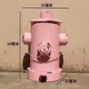 Estilo industrial de hierro retro personalidad creativa hidrante de incendios grande con tapa pie cubo de basura de metal sala de estar exterior barril