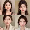 Aretes de Oro al por Mayor Transfronterizos para Mujer 2025 Nuevo Estilo Caliente Aretes Elegantes de Alta Gama Diseño Nicho Aretes de Metal