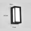 Lámpara de pared impermeable a prueba de humedad de plástico especial transfronteriza para exteriores, lámpara de mesa retro de estilo chino nuevo para balcón exterior, pared exterior expuesta